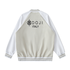BOOJI ITALY 4 EVER $ LOGO UNISEX TWO-TONE VARSITY LETTERMAN'S STYLE JACKET