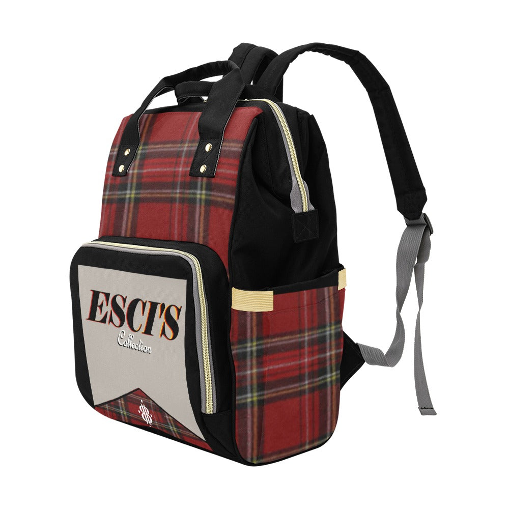 BOOJI ITALY ESCI'S COLLECTION CANVAS & LEATHER DELUXE BACKPACK