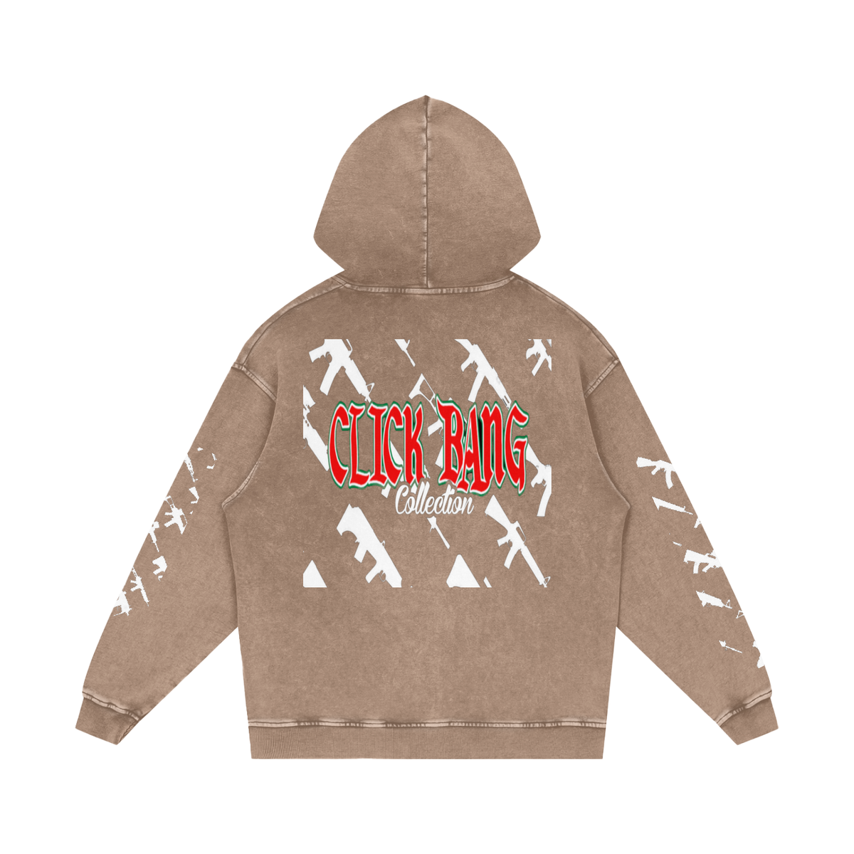 BOOJI ITALY CLICK BANG COLLECTION SNOW WASHED HOODIE