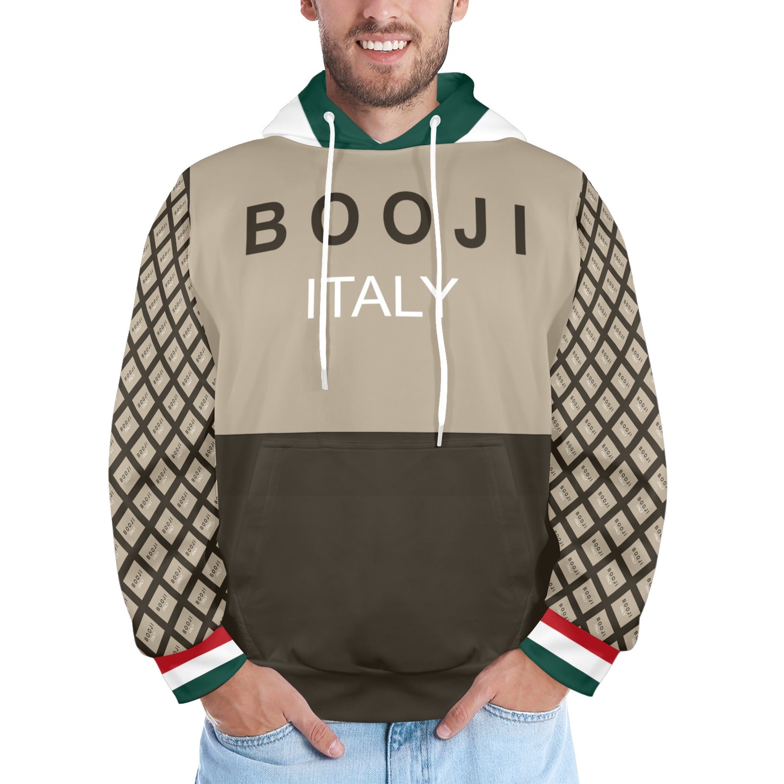 BOOJI GRAILS COLLECTION Men's All Over Print Hoodie (Model H61)