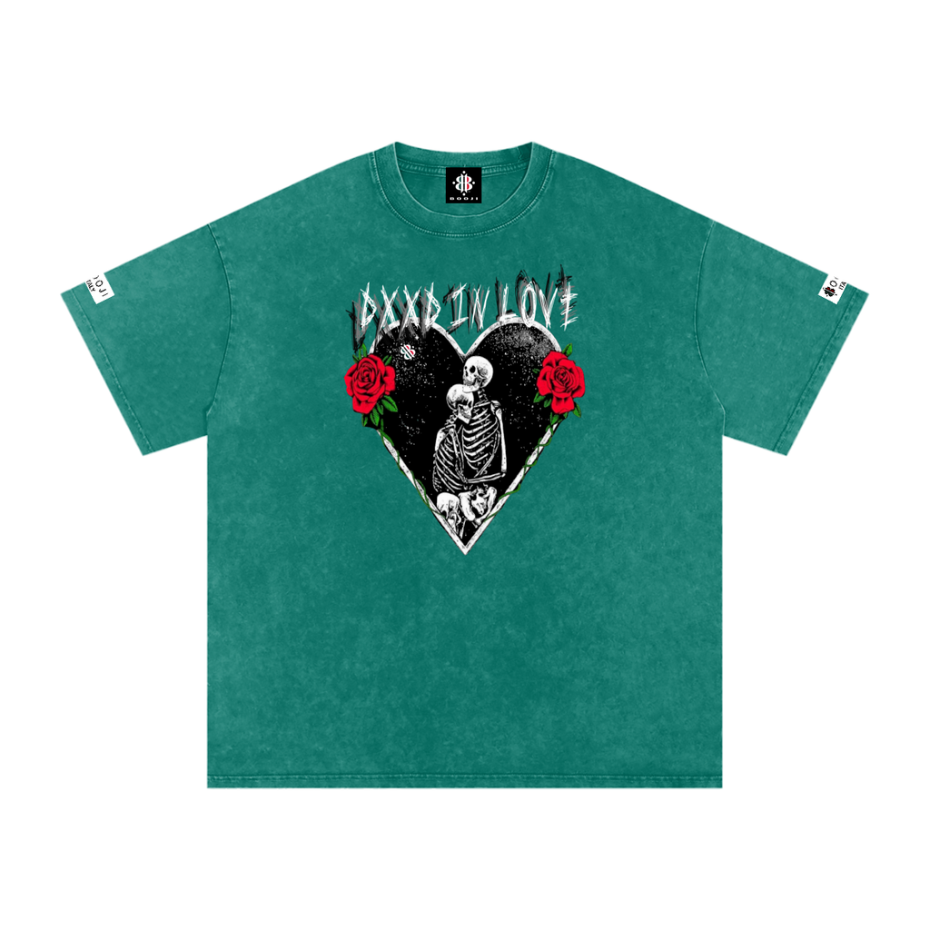 BOOJI ITALY DXXD IN LOVE SNOW WASHED T-SHIRT