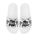 BOOJI ITALY SYMBOLS COLLECTION MEN'S WHITE SOLE SLIDES