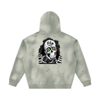 BOOJI ITALY SK8R'S COLLECTION SUNFADED DISTRESSED FLEECE HOODIE