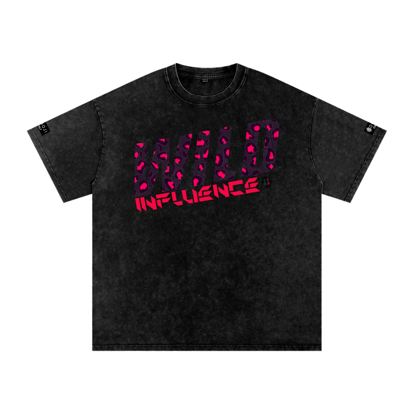 BOOJI ITALY "WILD INFLUENCE" SNOW WASHED T-SHIRT