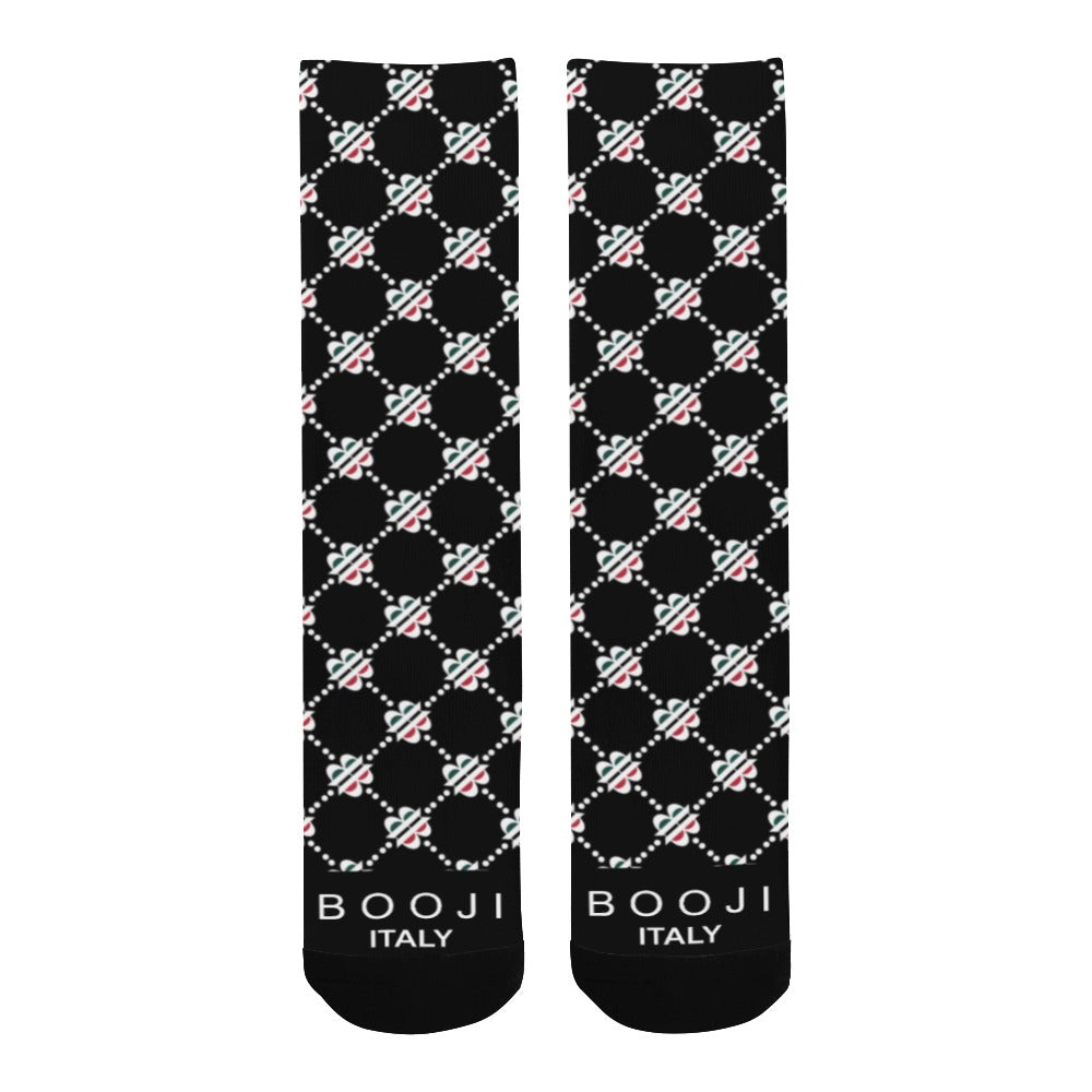 BOOJI LOGO PATTERN Men's Custom Socks