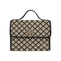 BOOJI ITALY "GRAIL'S COLLECTION" PATTERN CANVAS CLUTCH PURSE