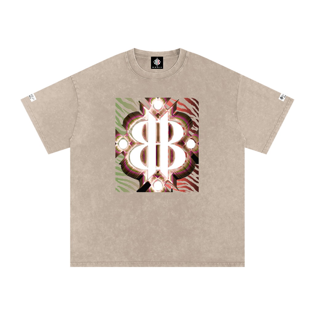 BOOI ITALY WILD INFLUENCE KNIFED SNOW WASHED T-SHIRT