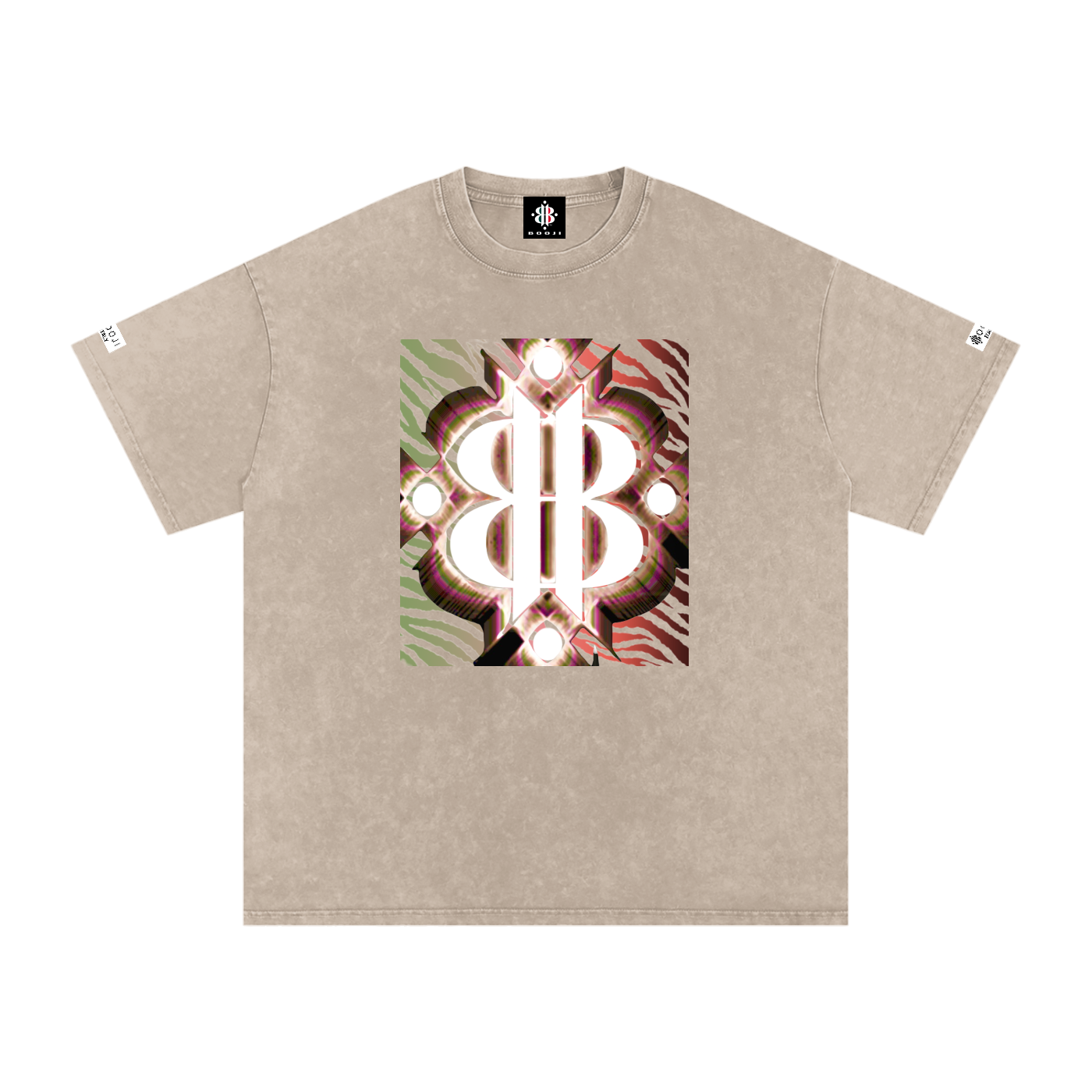 BOOI ITALY WILD INFLUENCE KNIFED SNOW WASHED T-SHIRT