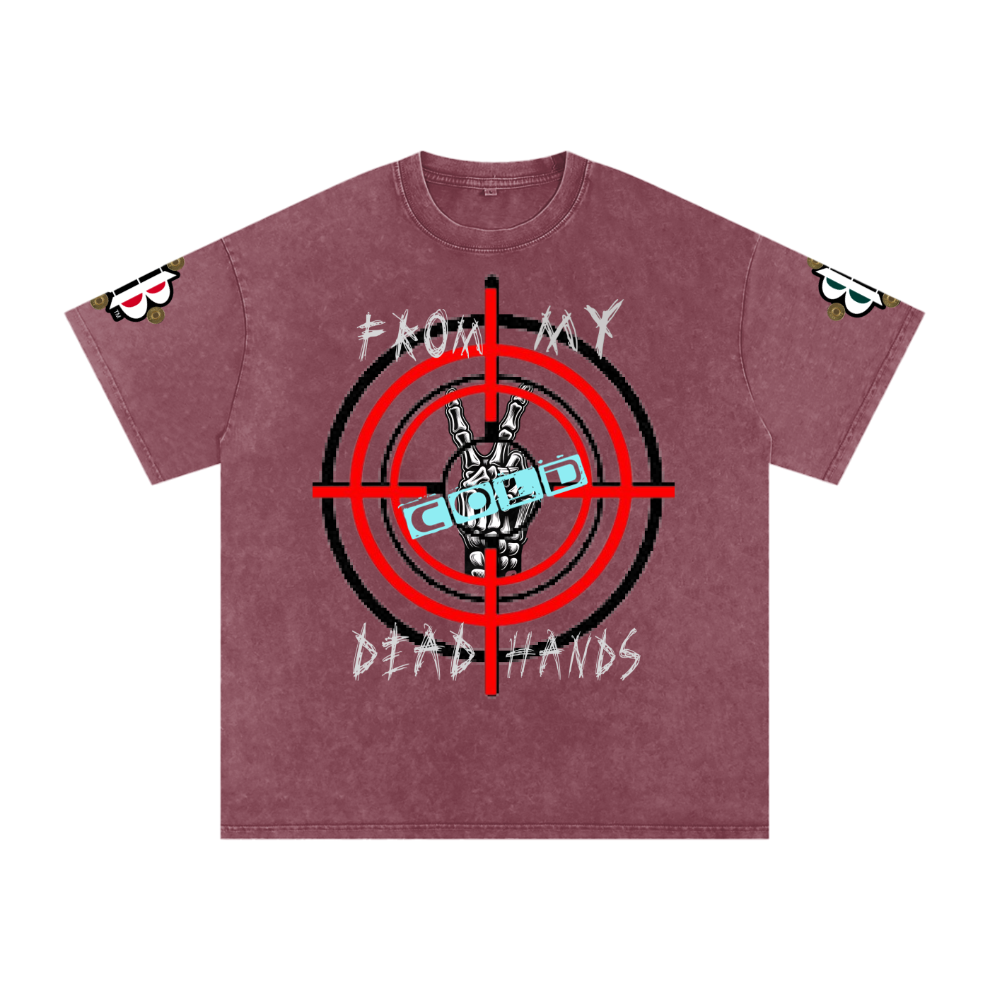 BOOJI ITALY "CLICK BANG COLLECTION" SNOW WASHED T-SHIRT