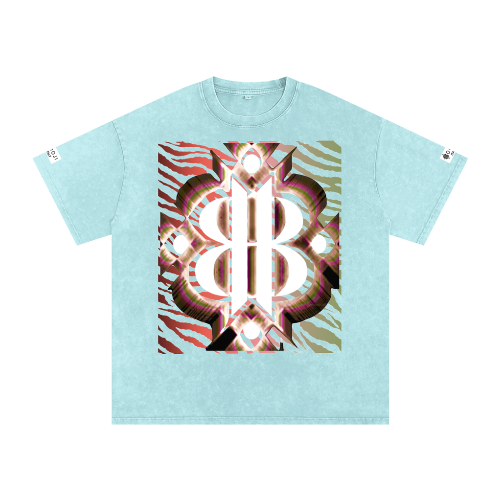 BOOJI ITALY "WILD INFLUENCE" LINE SNOW WASHED T-SHIRT