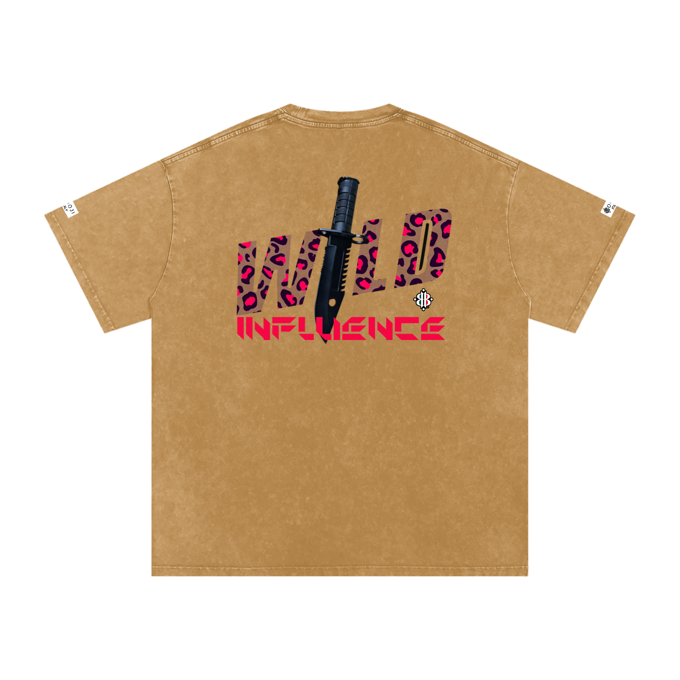 BOOI ITALY WILD INFLUENCE KNIFED SNOW WASHED T-SHIRT