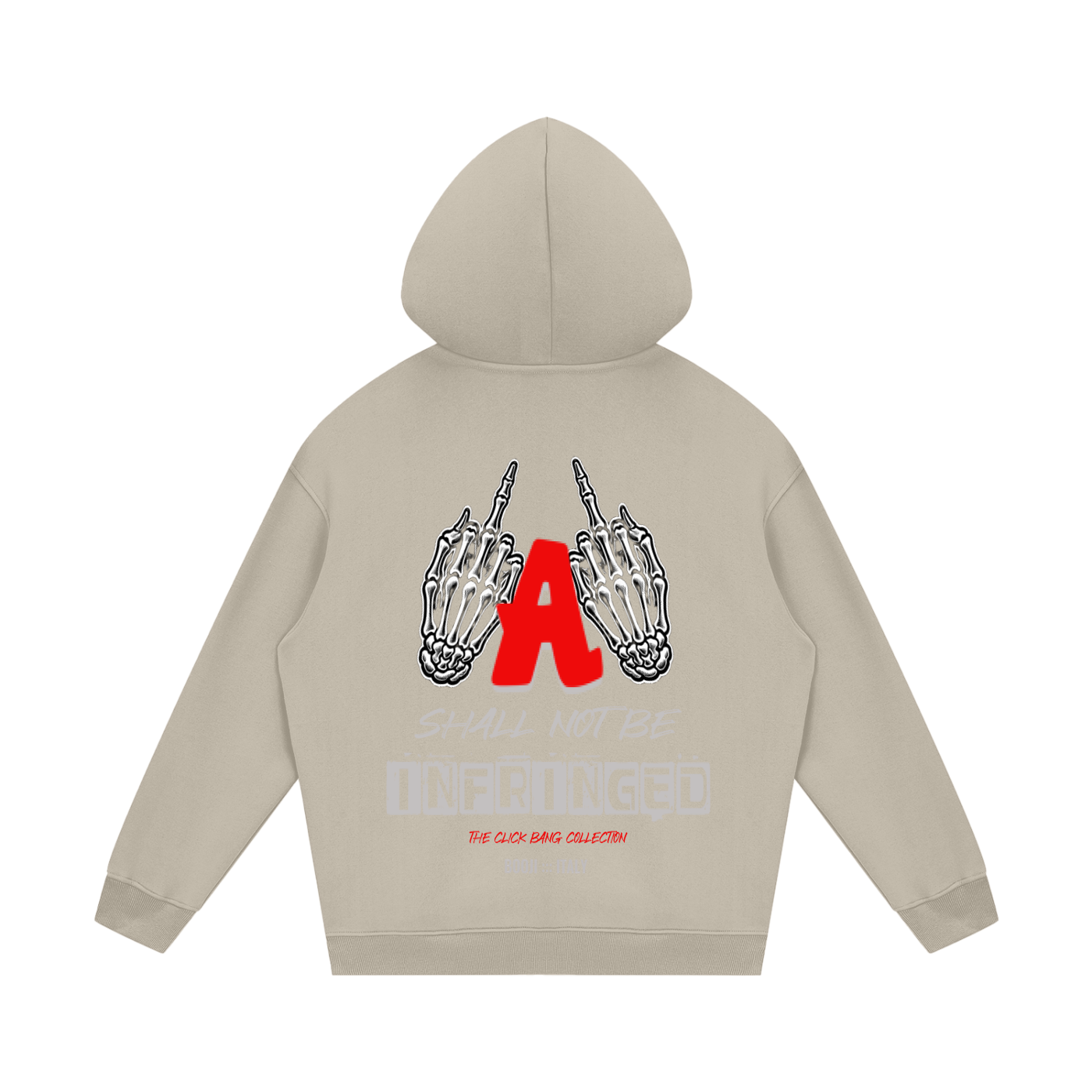 BOOJI ITALY "CLICK BANG COLLECTION" FLEECE HOODIE