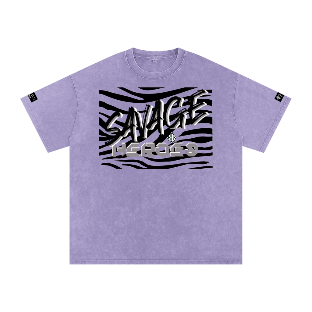 BOOJI ITALY "SAVAGE HEROES" SNOW WASHED T-SHIRT