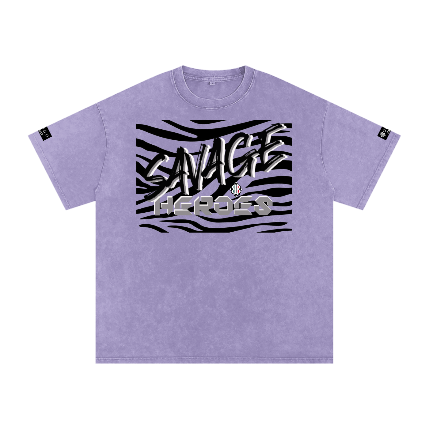 BOOJI ITALY "SAVAGE HEROES" SNOW WASHED T-SHIRT