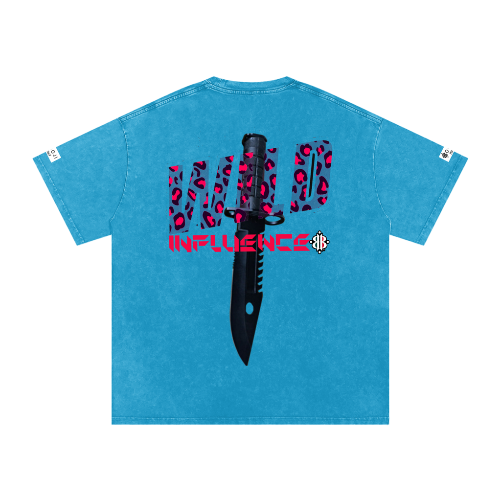 BOOJI ITALY "WILD INFLUENCE" LINE SNOW WASHED T-SHIRT