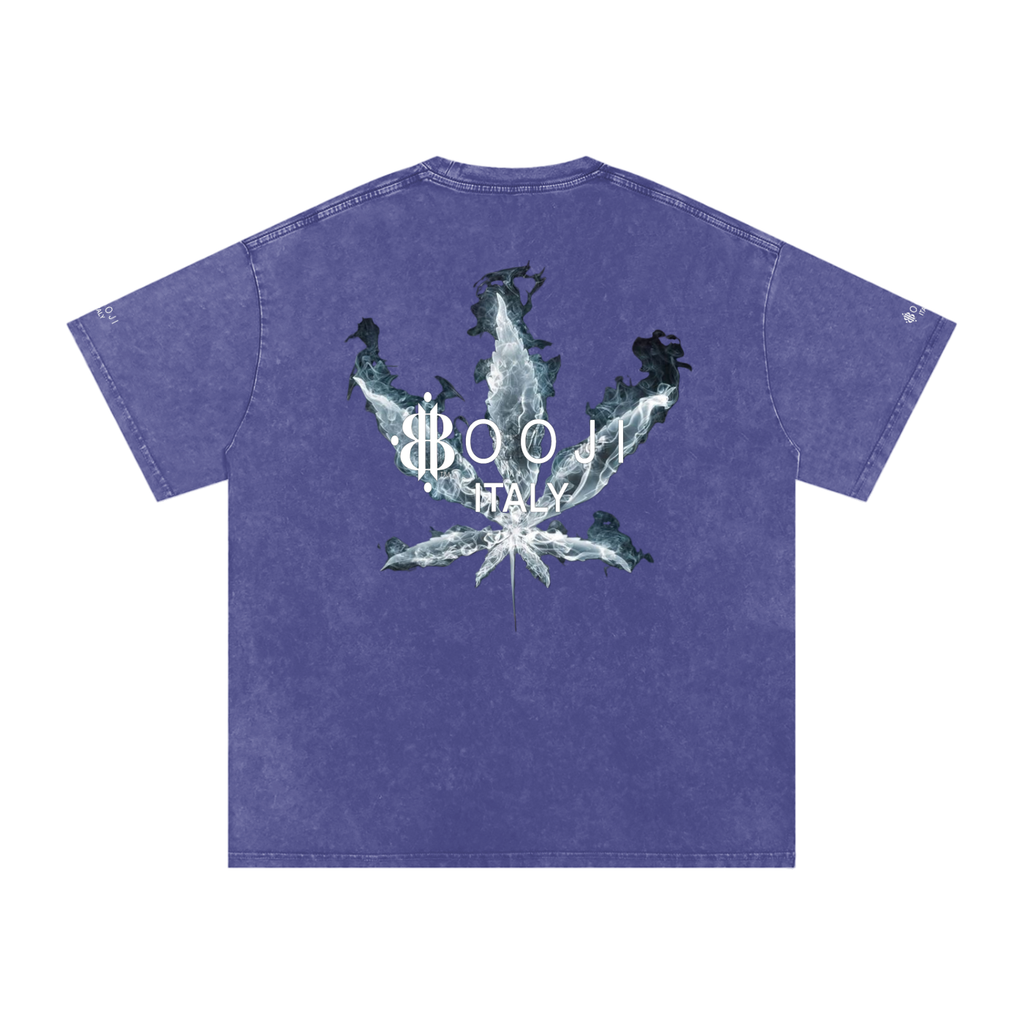 BOOJI ITALY "SMOKES COLLECTION" SNOW WASHED T-SHIRT