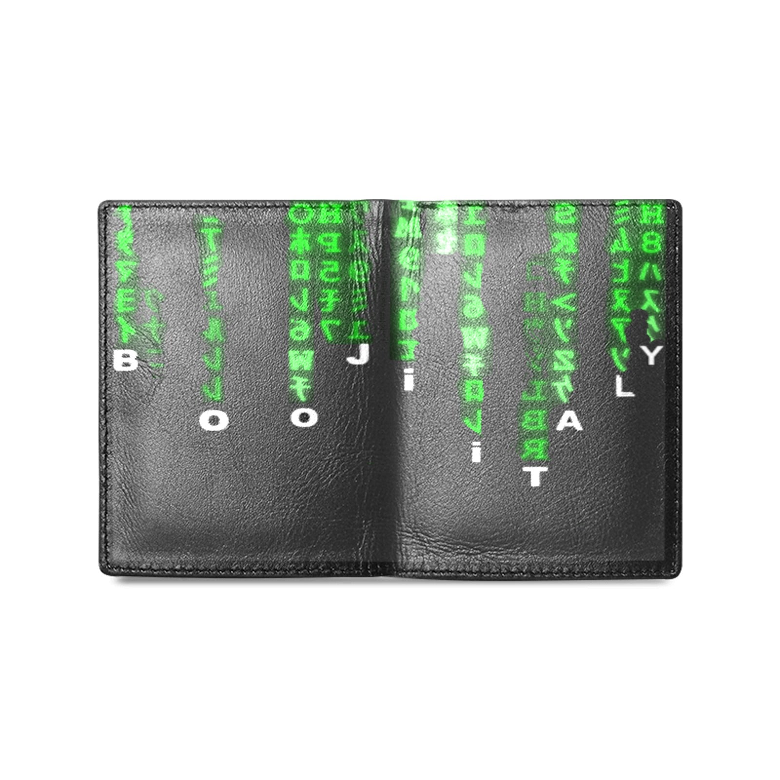 BOOJI ITALY SUPER POSITION COLLECTION MATRIX MEN'S LEATHER WALLET