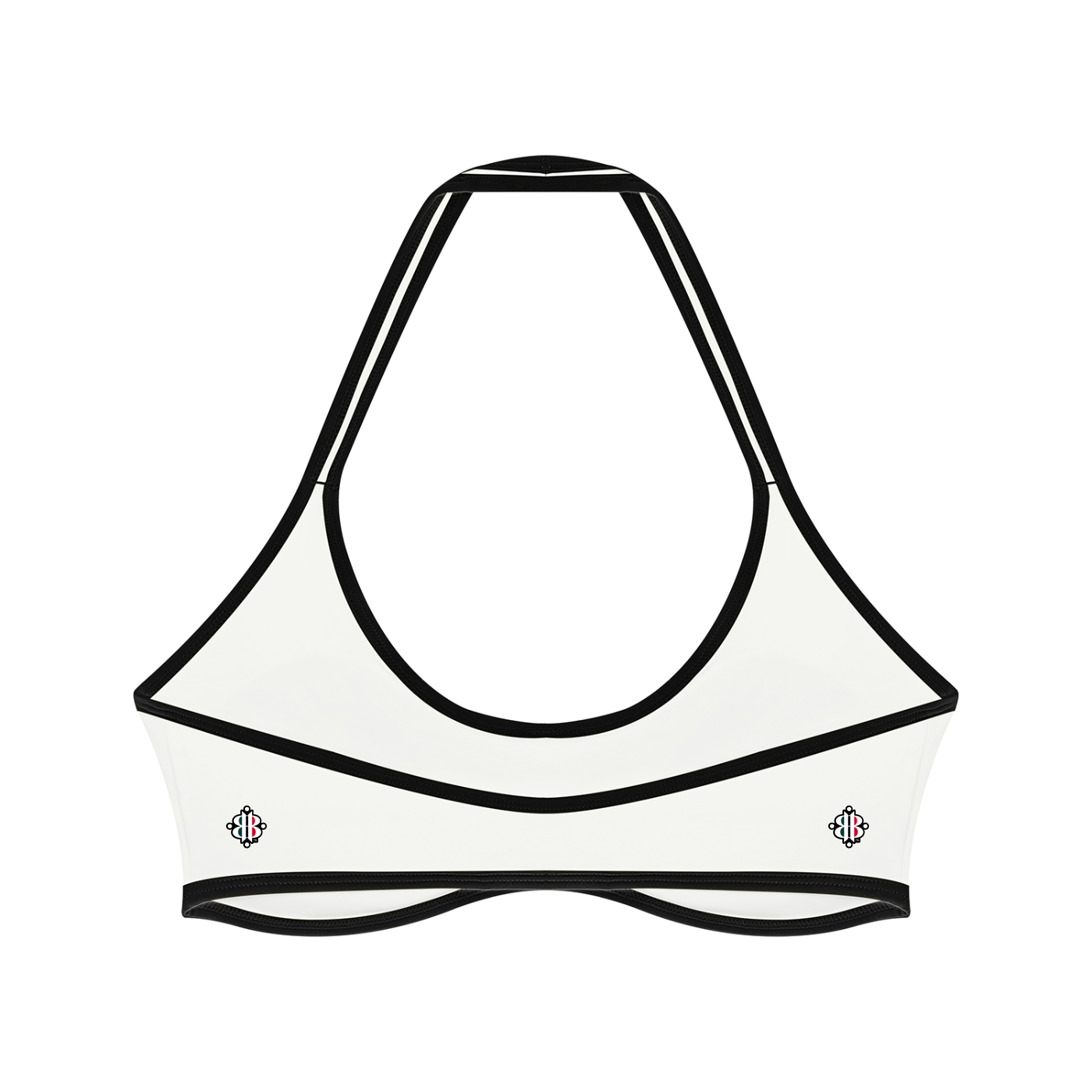 BOOJI ITALY 4 EVER $ LOGO WOMEN'S HALTER YOGA SPORTS BRA