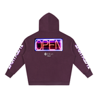 BOOJI ITALY OPEN SIGN COLLECTION COTTON  BLEND FLEECE HOODIE