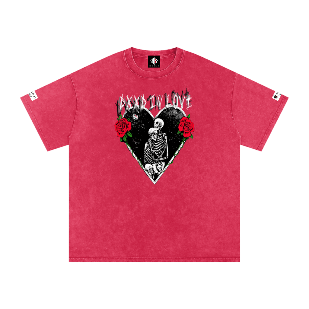 BOOJI ITALY DXXD IN LOVE SNOW WASHED T-SHIRT