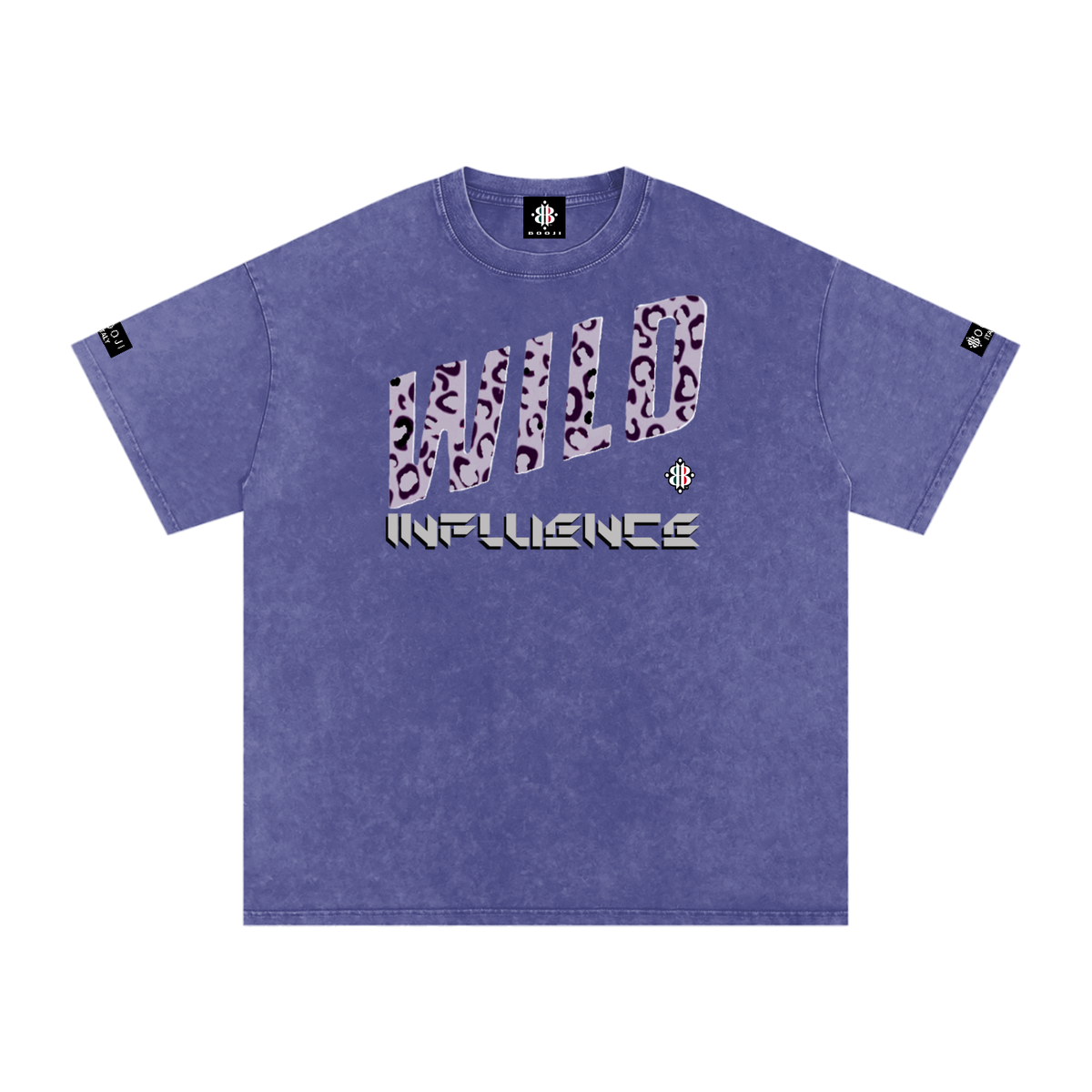 BOOJI ITALY WILD INFLUENCE COLLECTION SNOW WASHED T-SHIRT