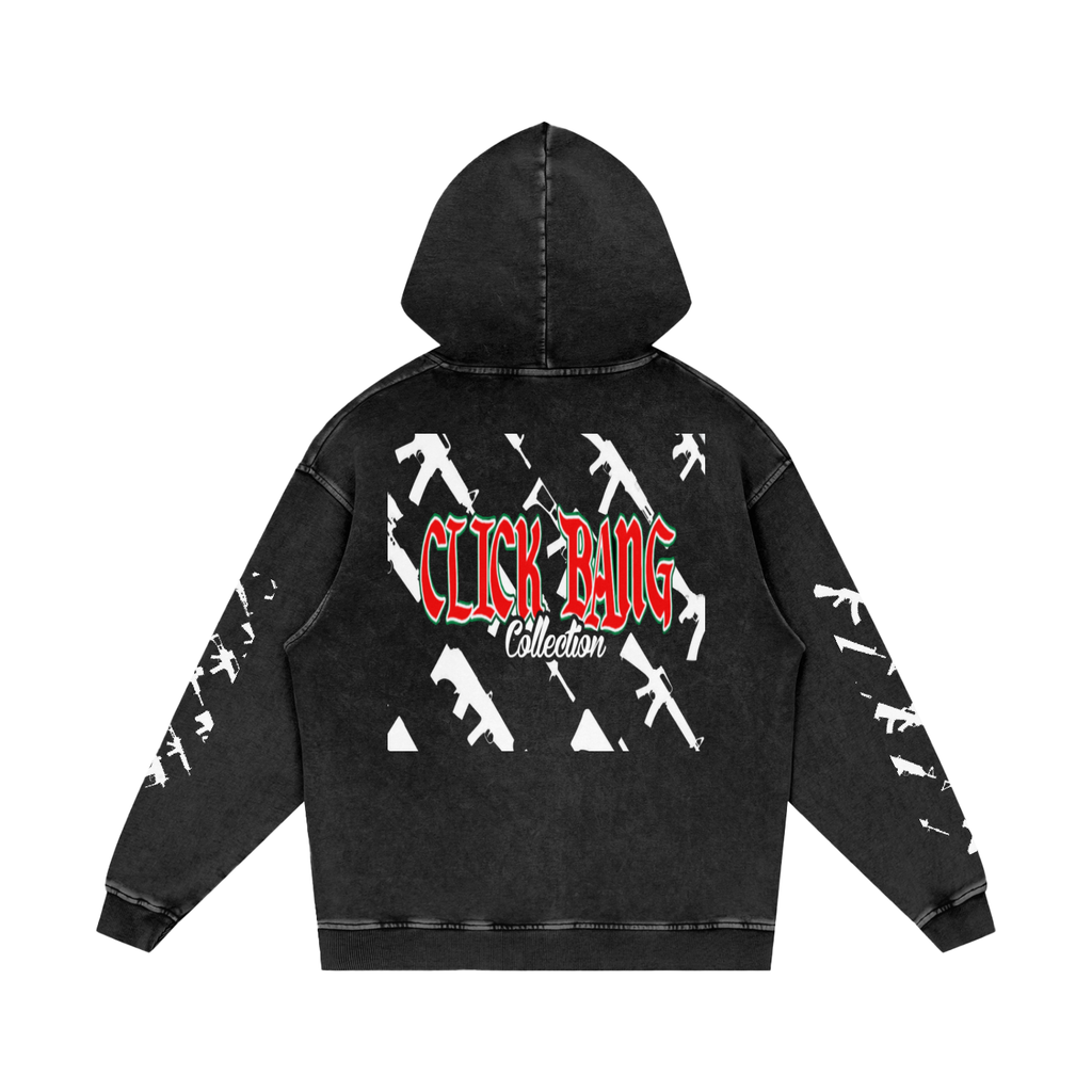 BOOJI ITALY CLICK BANG COLLECTION SNOW WASHED HOODIE