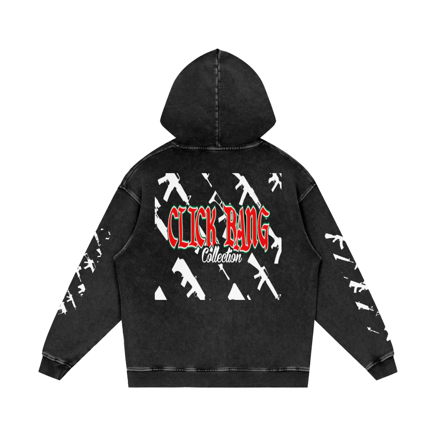 BOOJI ITALY CLICK BANG COLLECTION SNOW WASHED HOODIE