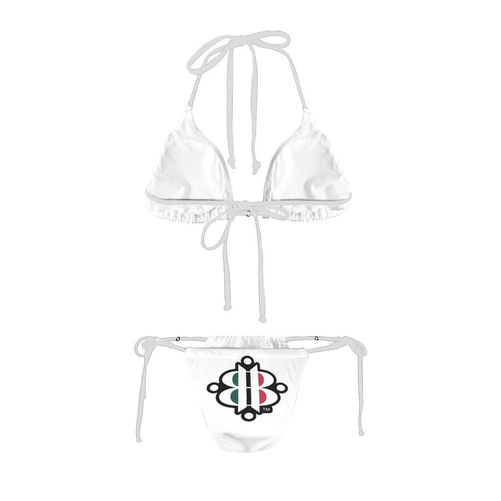 BOOJI ITALY LOGO HALTER STRING BIKINI SET