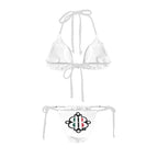 BOOJI ITALY SWIMWEAR COLLECTION 4 EVER $ LOGO TIE STRING BIKINI SWIMSUIT
