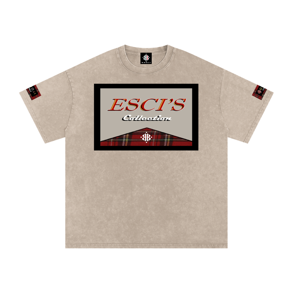 BOOJI ITALY ESCI'S COLLECTION SNOW WASHED T-SHIRT