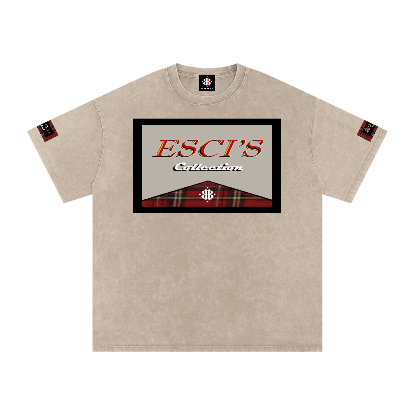 BOOJI ITALY ESCI'S COLLECTION SNOW WASHED T-SHIRT