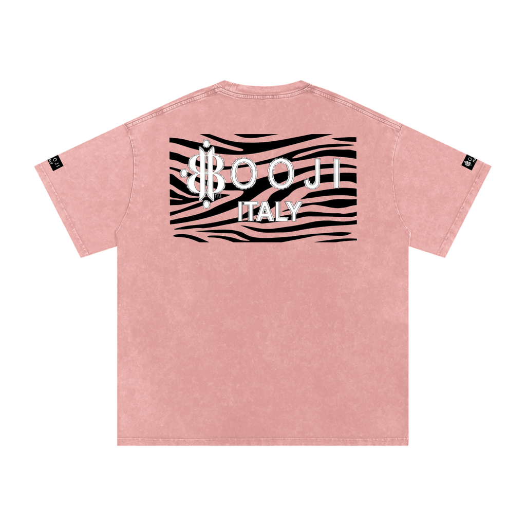 BOOJI ITALY "WILD INFLUENCE" SNOW WASHED T-SHIRT