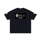 BOOJI ITALY CLICK BANG COLLECTION BLACK COTTON T-SHIRT