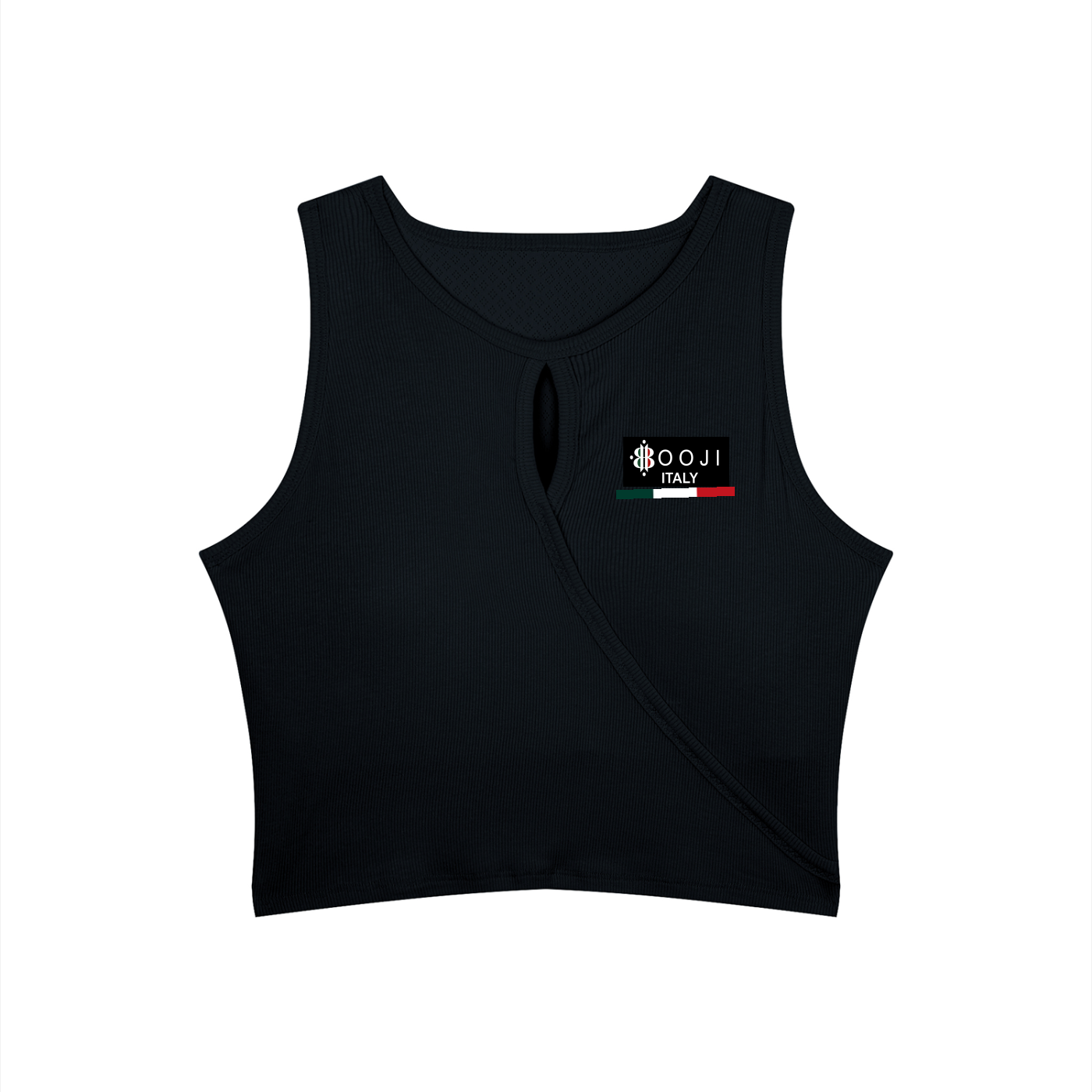 BOOJI ITALY 4 EVER $ LOGO WOMEN'S YOGA TANK TOP