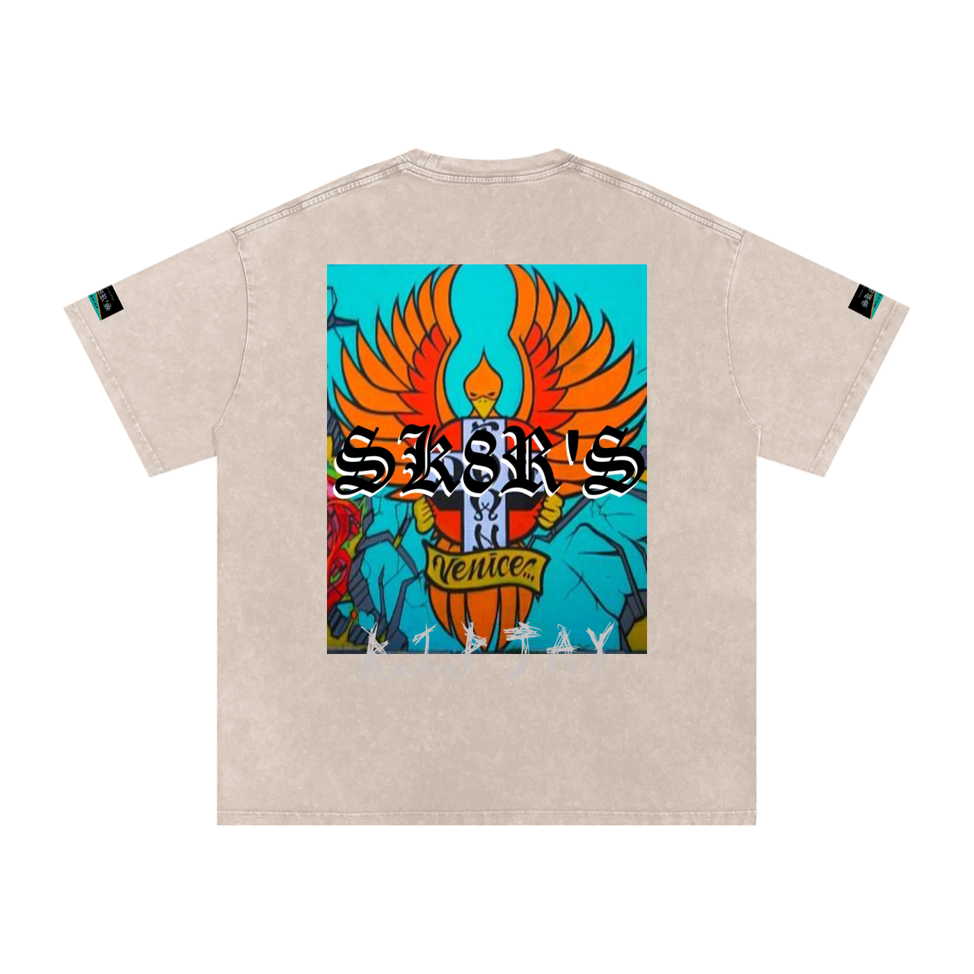 BOOJI ITALY SK8R'S COLLECTION SNOW WASHED T-SHIRT