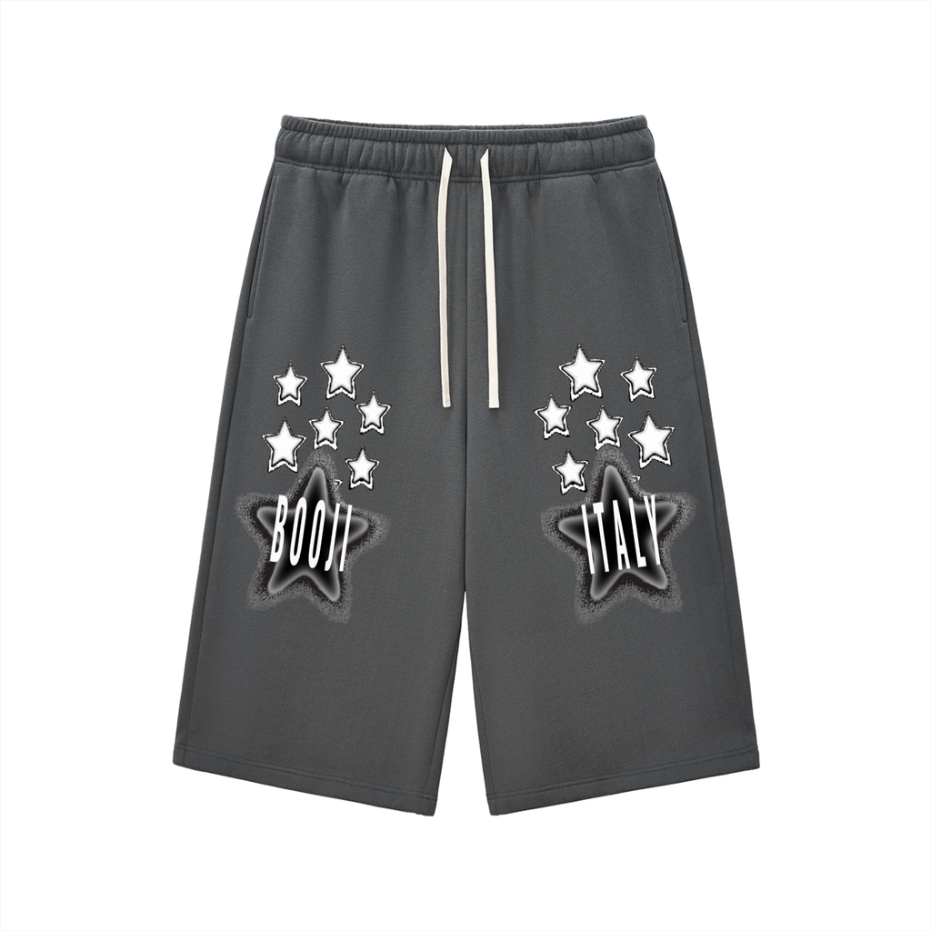 BOOJI ITALY STARS LOGO 3/4 LENGTH SWEATSHORTS