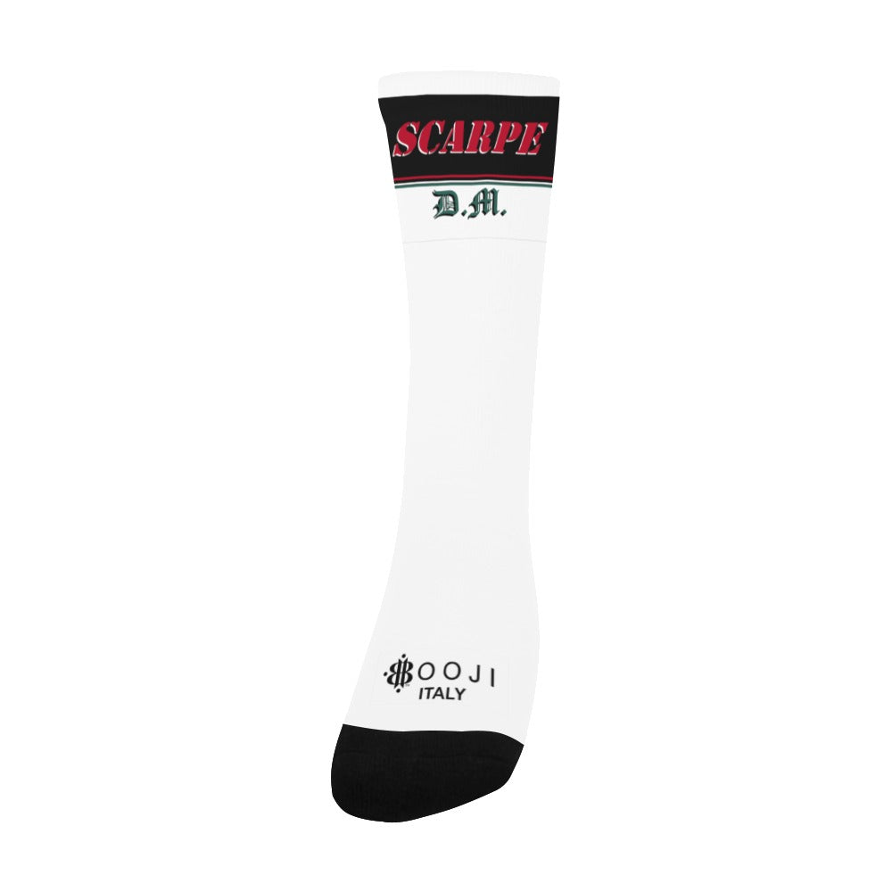 BOOJI ITALY SCARPE DM COLLECTION WHITE TUBE SOCKS