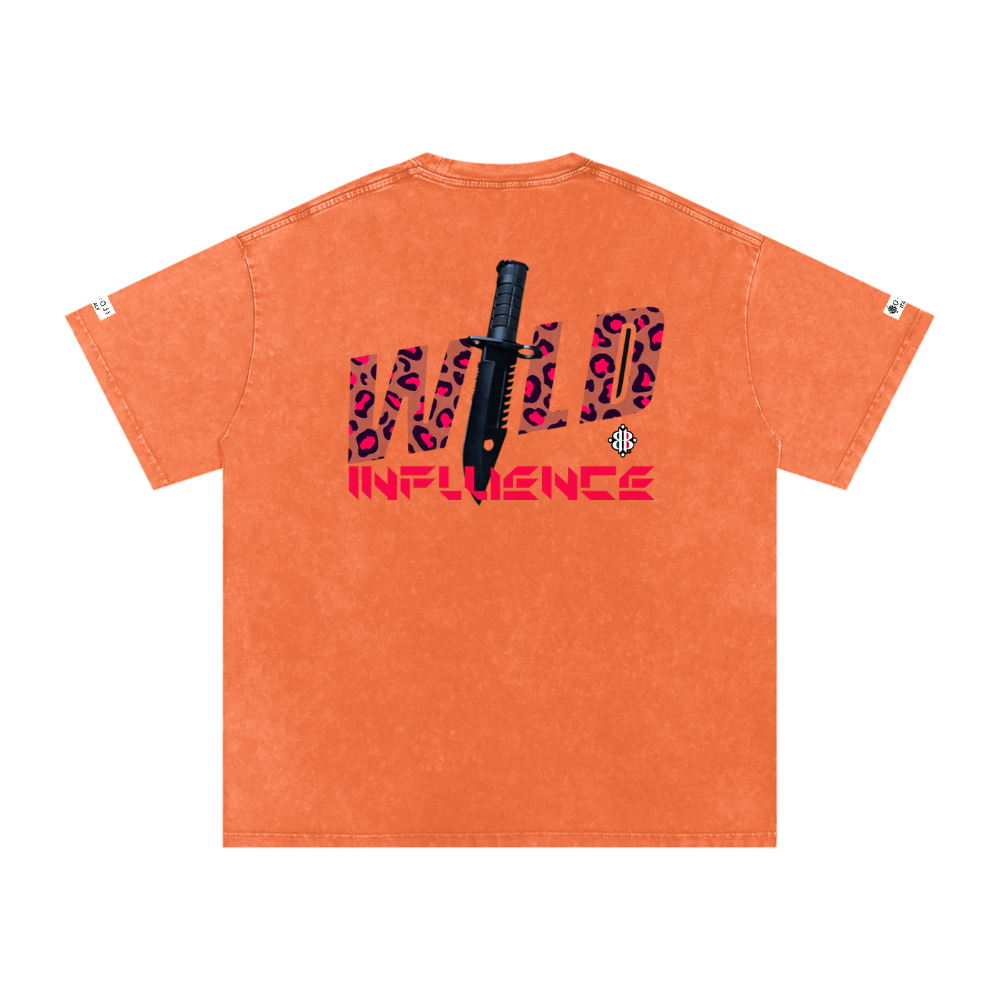 BOOI ITALY WILD INFLUENCE KNIFED SNOW WASHED T-SHIRT