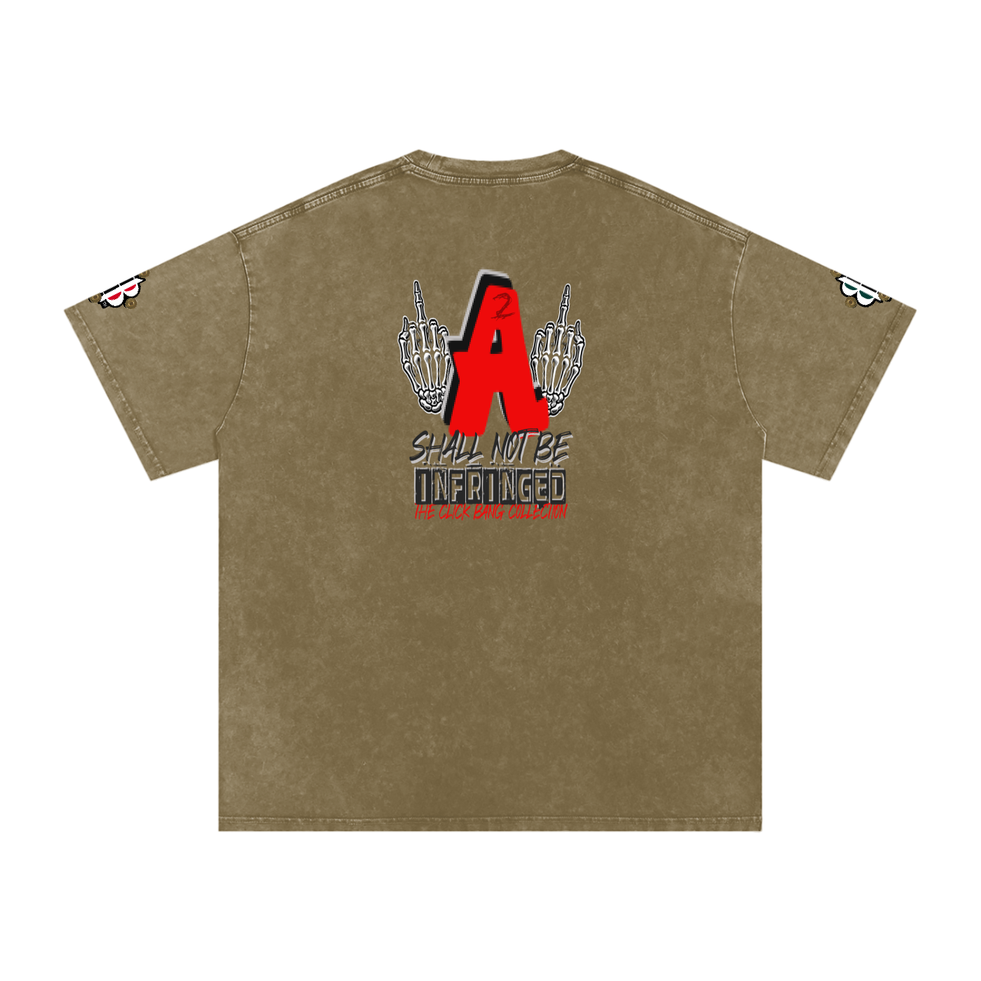 BOOJI ITALY CLICK BANG COLLECTION MENS SNOW WASHED T-SHIRT