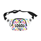 BOOJI ITALY LOGOS COLLECTION WHITE UNISEX WAIST BAG