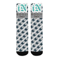 BOOJI ITALY LOCK IN MEN'S WHITE TUBE SOCKS TENACIOUS TEAL