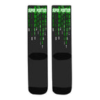 BOOJI ITALY SUPER POSITION COLLECTION MEN'S BLACK SOCKS