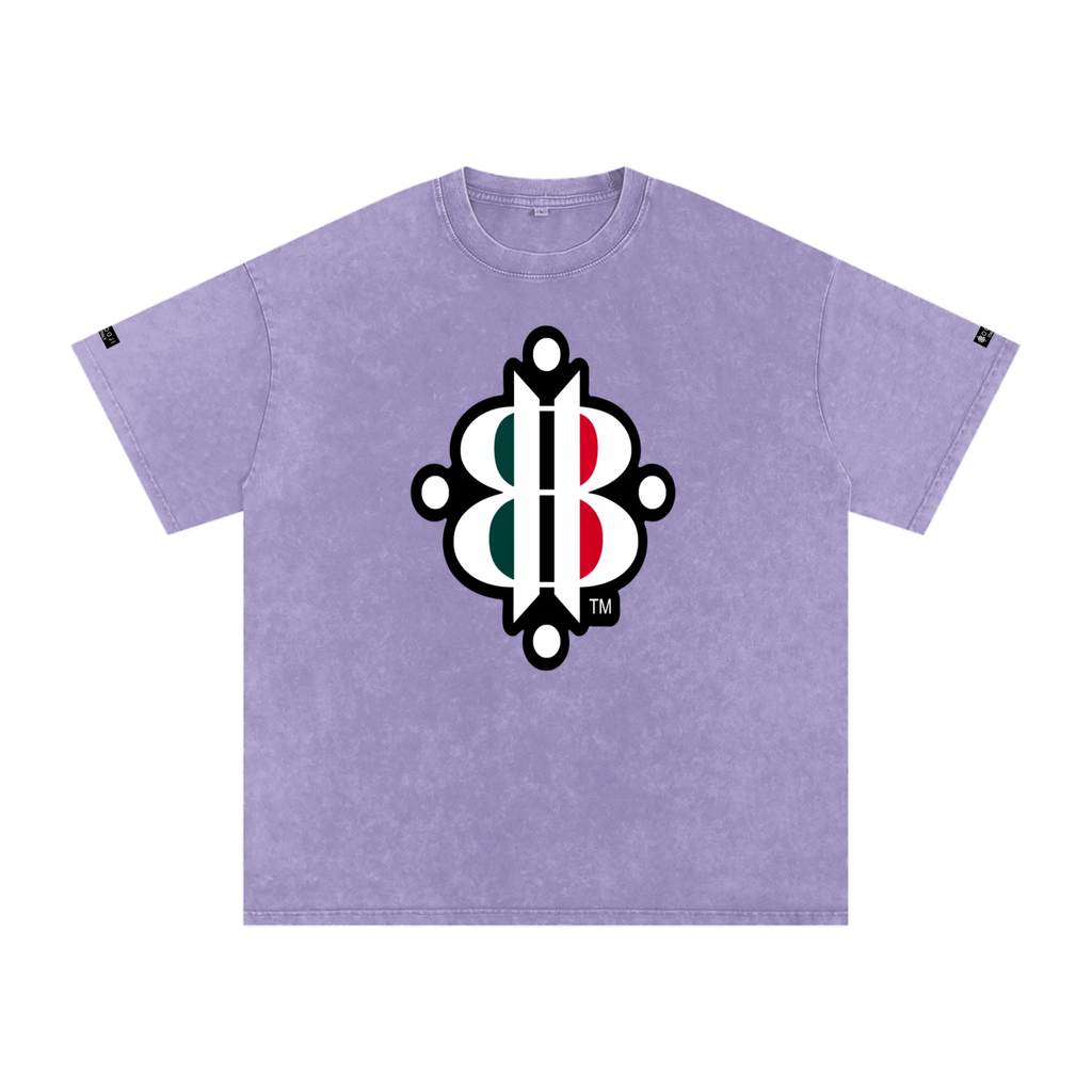 BOOJI ITALY "FLY DENIM MFR." SNOW WASHED T-SHIRT
