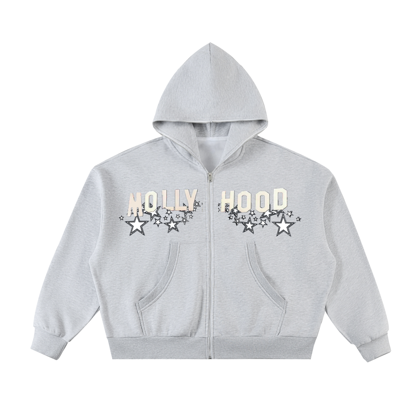 BOOJI ITALY MOLLYHOOD w/SPEEDY THA SPIDER FULL ZIP BOXY HOODIE