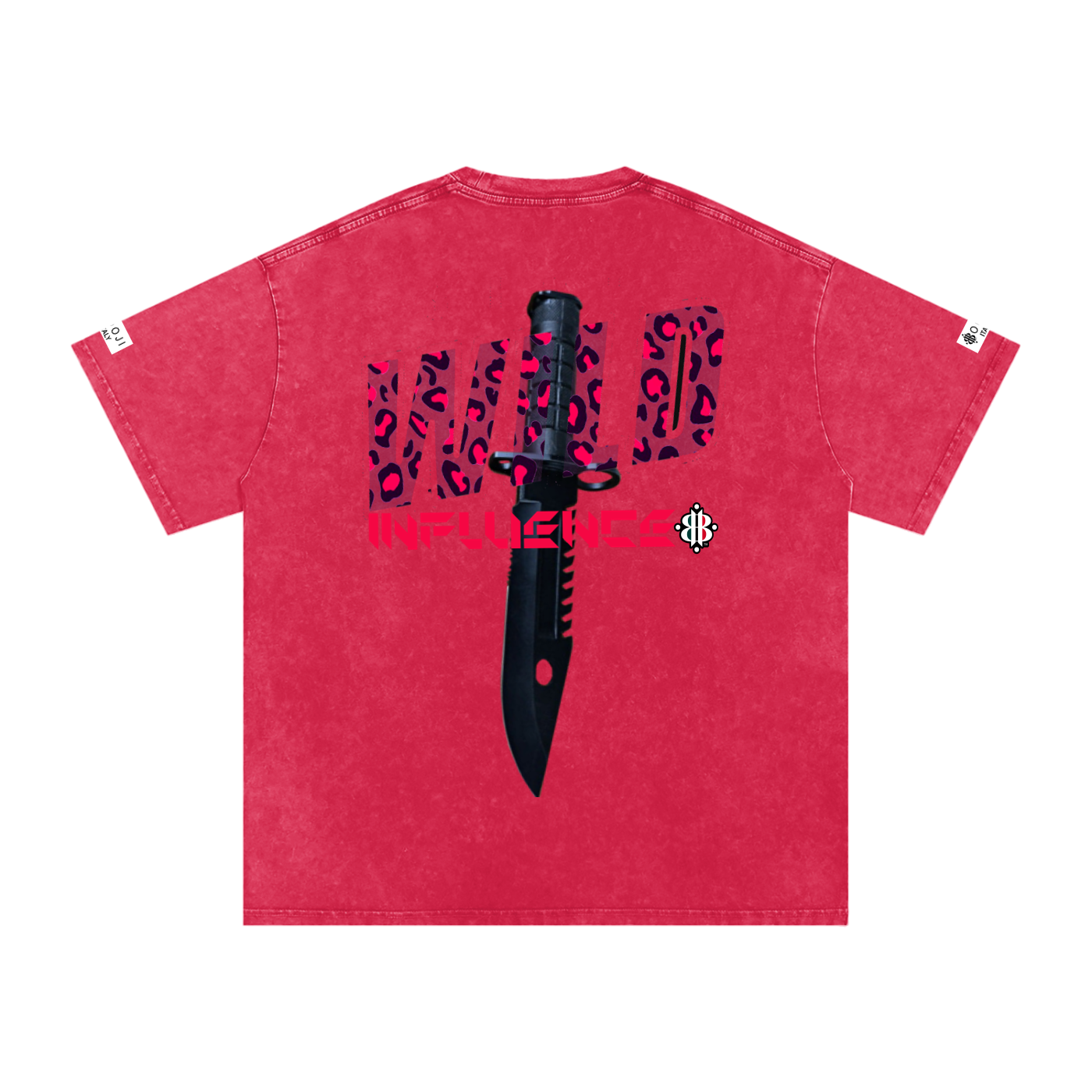 BOOJI ITALY "WILD INFLUENCE" LINE SNOW WASHED T-SHIRT