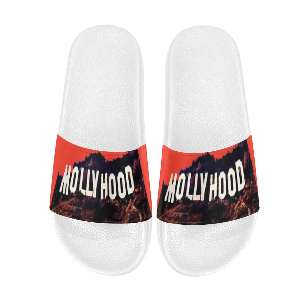 BOOJI ITALY MOLLYHOOD COLLECTION WOMEN'S WHITE SOLE SLIDES