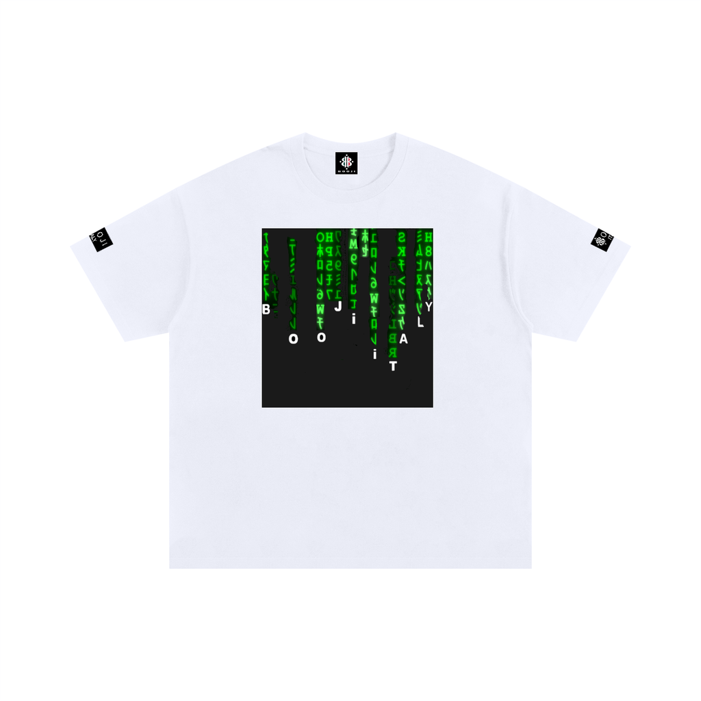 BOOJI ITALY SUPER POSITION COLLECTION MATRIX COTTON T-SHIRT