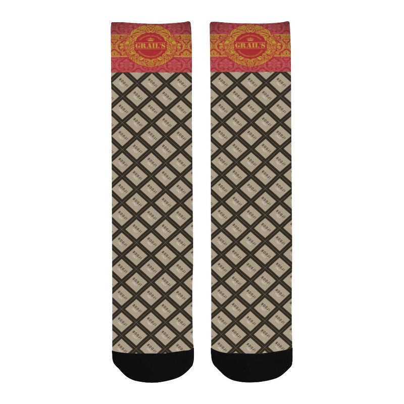 BOOJI ITALY GRAIL'S COLLECTION LOGO PATTERN MEN'S SOCKS