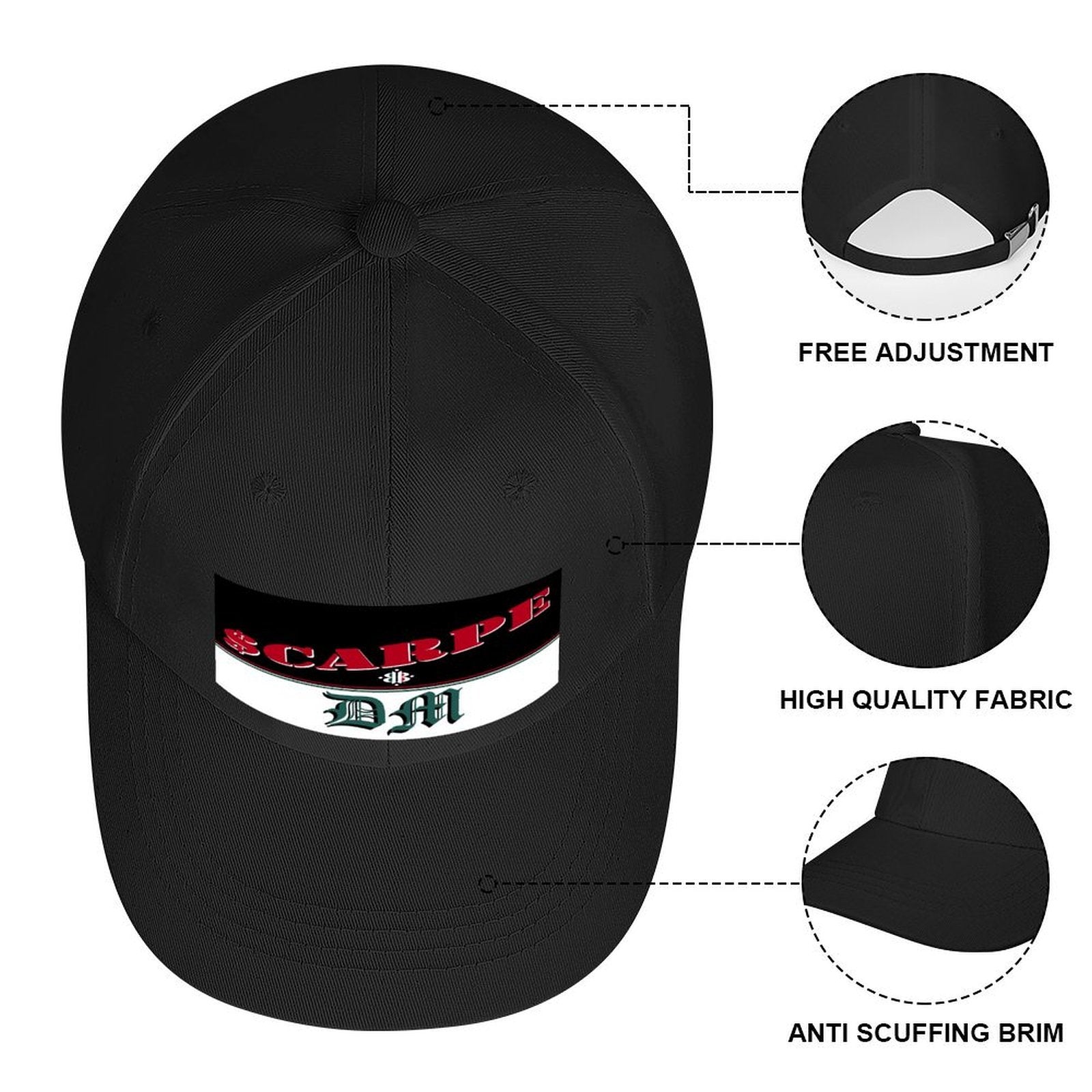 BOOJI ITALY COLLECTION ADJUSTABLE BASEBALL HAT