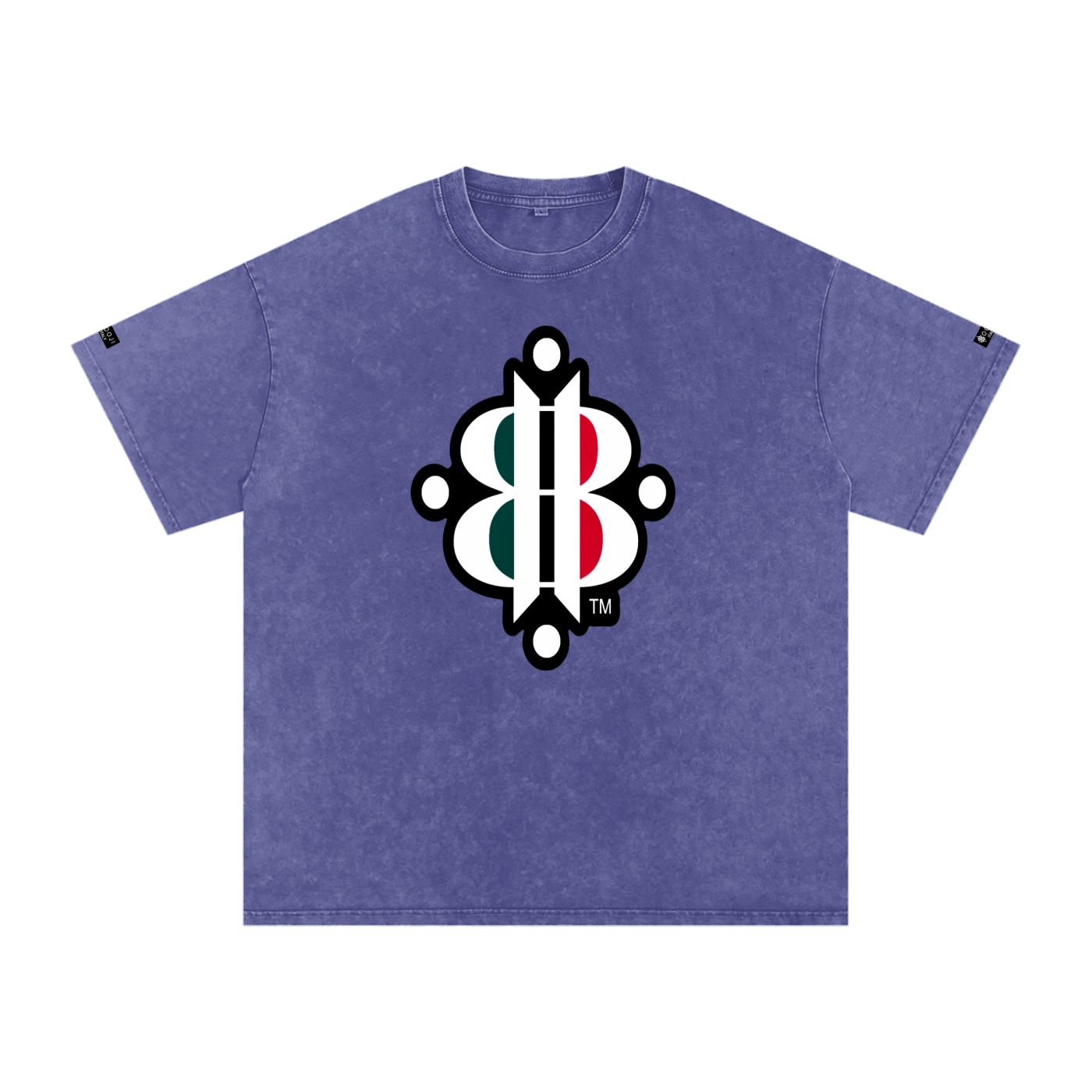 BOOJI ITALY "FLY DENIM MFR." SNOW WASHED T-SHIRT